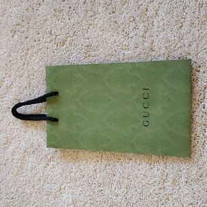 GUCCI Shopping Bag 6 3/4" x 2 1/2"